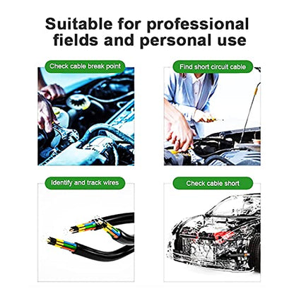 Automotive Short and Open Finder Circuit Tester, Angchun DC 6-24V Car Circuit Breaker Finder Wire Tracer Electrical Adjustable Short Detector Diagnostic Test Tool with Power Probe for Vehicle Repair