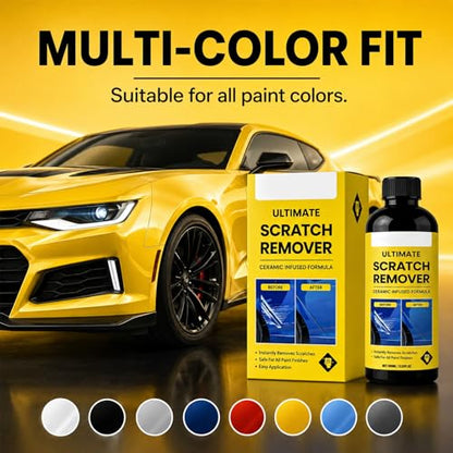 2Set Nanopolix Car Scratch Remover,Nanopolix Scratch Remover,Quick Fix Removal Paste for Deep Scratches,Car Scratchs Repair Paste Deep Scratch,All Paint Colors Polishing Kit (10*Nano Cloth+2*Sponge)