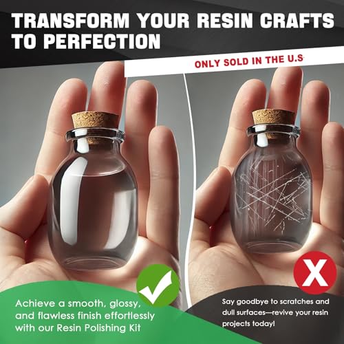 Premium Epoxy Resin Polishing Kit - Epoxy Resin Polishing Compound，for Scratching, Sanding, and Polishing