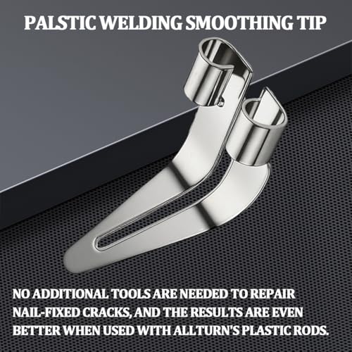 Car Plastic Smoothing Tip Head, 2PCS 45-Degree Triangle Smooth Head Plastic Welder Soldering Tip for Bumper Repair, Automotive Repair Accessories, Universal for Vehicle - size: 2PCS