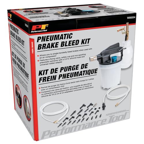 Performance Tool W89204 Pneumatic Brake Bleed Kit - style: Pneumatic Brake Bleed Kit