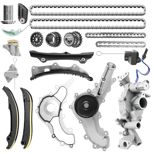 Timing Chain Kit with Oil Pump Water Pump for 2011-2015 Dodge Charger Durango for Jeep Wrangler for Chrysler 200 300, Fits 3.6L Pentastar Engine, OE Standard Timing Replacement | OE Standard Timing Replacement parts, AJ133 - color: 11-15 For Jeep 3.6 timi