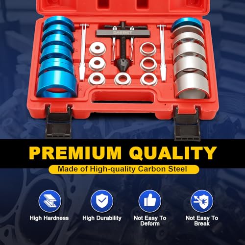 DASBET Crank Bearing Camshaft Seal Installer and Remover Set | Seal Drive Set Crankshaft Oil Seal Puller Tool Kit
