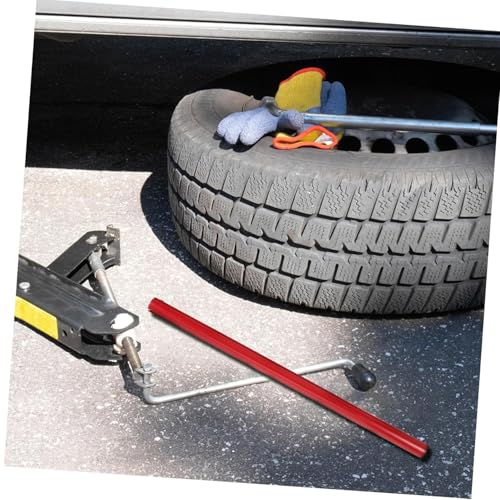 Jack Handle,Floor Jack Hydraulic Bottle Big Red Vertical Car Handle Replacement, Bottle Jack Handle with Handle Sleeve（Red，50t） - size: 50t