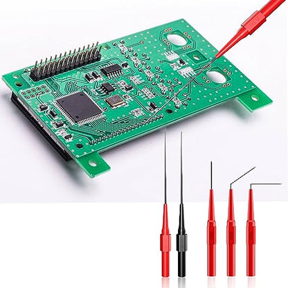 Goupchn Back Probe Kit 4mm Banana Plug to Copper Alligator Clip | Automotive Test Leads Set, 3 Configurations Back Probe Pins, Extended Length Probes, For Car Repairing Diagnostic - size: 24PCS