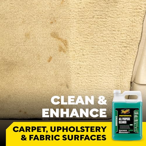 Meguiar's D10101 All Purpose Cleaner, Versatile Car Detailing Cleaner Ideal for Both the Interior and Exterior Vehicle Surfaces, Foaming Action Lifts Dirt from Leather, Carpet, Upholstery, and Vinyl