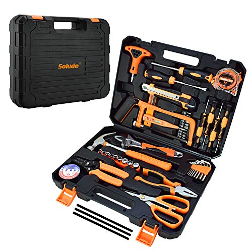 Tool Set,48-Piece Home Tool Kit for Men Women Homeowner,Household Basic Tool Set with Case for Home Maintenance and DIY Projects - size: 48 pcs