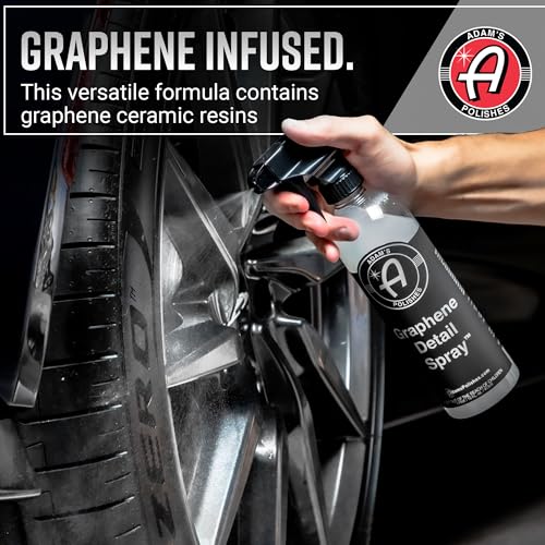 Adam's Polishes Graphene Detail Spray (16 Fl Oz) - Extend Protection of Waxes, Sealants, & Coatings | Waterless Detailer For Car Detailing | Clay Bar, Drying Aid, Add Ceramic Graphene Protection - size: 16 Fl Oz (Pack of 1)