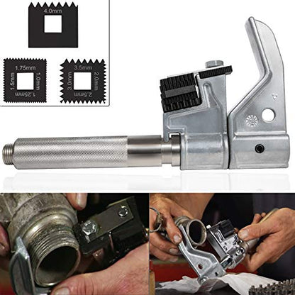 7402 Universal Outside Thread Chaser and 202817 Metric Die Set (3 Dies) for Thread Repair Tool, Similar to OTC 7402, 202817