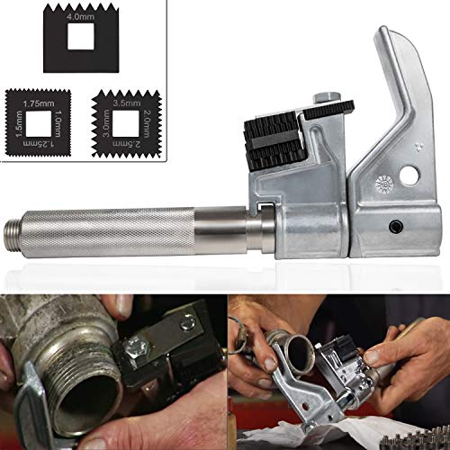 7402 Universal Outside Thread Chaser and 202817 Metric Die Set (3 Dies) for Thread Repair Tool, Similar to OTC 7402, 202817