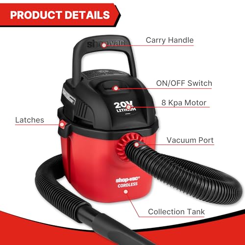 Shop-Vac 1 Gallon Cordless Wet/Dry Vac