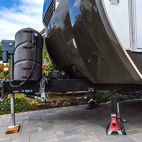 Powerbuilt 2 Ton UniJack Combination Hydraulic Bottle Jack / Jackstand in 1 Unit, Compact, Portable, Wide Base, for Unibody Sedans, CUVs, SUVs, Cars, - 620470 - size: 4000lb, Unijack