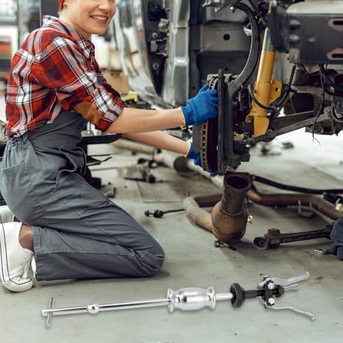 3 Jaw Gear Bearing Slide Hammer Puller Set - Universal Internal & External Gear & Pulley Puller for Automotive Maintenance, Efficiently Removes Gears, Bearings, Grease Retainers, Oil Seals