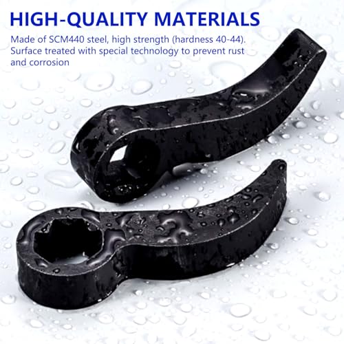 Pry Bar Wrench Adaptor Head, Crowbar Adapter Head Tool, Half Shaft Removal Car Repairing Tools 3/8" Drive - color: 3/8