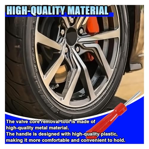 5PCS Valve Core Removal Tool, Single Head Schrader Valve Stem Core Remover, Motorcycle & Truck Tire Repair Install Tool (Single Head) - size: Single Head