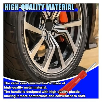 5PCS Valve Core Removal Tool, Single Head Schrader Valve Stem Core Remover, Motorcycle & Truck Tire Repair Install Tool (Single Head) - size: Single Head