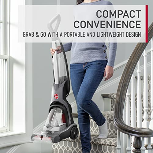 Hoover PowerDash Pet Advanced Compact Carpet Cleaner Machine with Above Floor Cleaning, Lightweight Carpet Shampooer Machine, Pair with a Hoover Carpet Cleaner Solution for a Bright, Refreshed Home - style: PowerDash Advanced