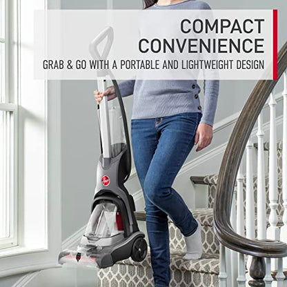Hoover PowerDash Pet Advanced Compact Carpet Cleaner Machine with Above Floor Cleaning, Lightweight Carpet Shampooer Machine, Pair with a Hoover Carpet Cleaner Solution for a Bright, Refreshed Home - style: PowerDash Advanced