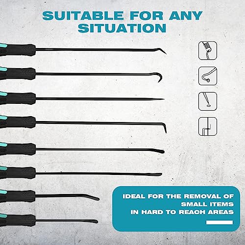 FTIHTRY 8PCS Pick and Hook Set, Pick Tool Set for Car Auto Oil Seal/O-Ring Seal Gasket Pick Mini Hooks Puller Remover