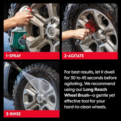 Griot's Garage Wheel Cleaner for All Finishes, Car Tire Rim Cleaning, Brake Dust and Grime Remover, PH Balanced, 11106, 35oz - size: 35 Fl Oz (Pack of 1)