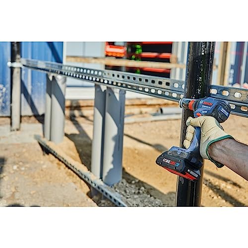 BOSCH GDX18V-1860CB15 18V Connected-Ready Two-In-One 1/4 In. and 1/2 In. Bit/Socket Impact Driver/Wrench Kit with (1) CORE18V 4 Ah Advanced Power Battery - style: w/ 18V 4 Ah Battery