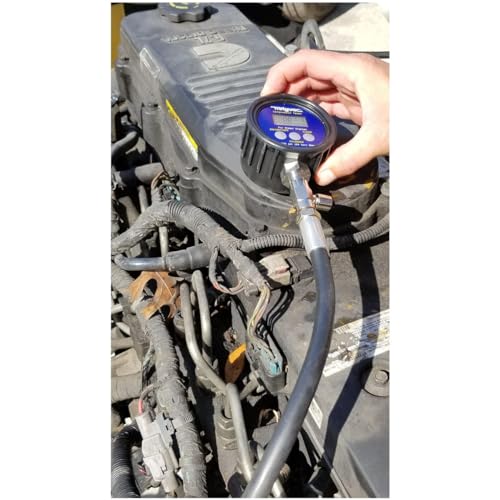 Mityvac MV5535 Digital Diesel Compression Test Kit Memorizes The Peak Compression Value for Each Cylinder up to 12 Cylinders, Powered by 9-Volt Battery, Black