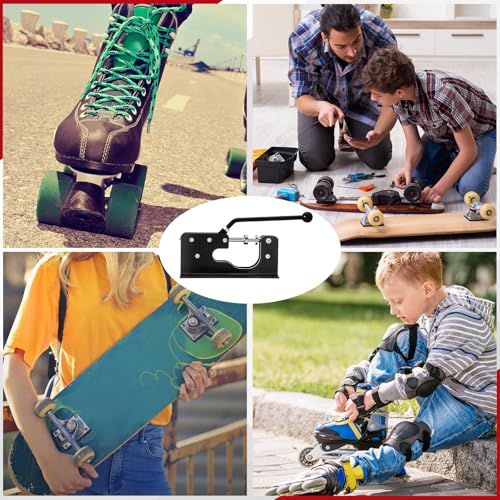 Bearing Press and Puller Wheel Bearing Press Skateboard Tool Fits 7mm 8mm Bearings for Skaters Skateboard, Inline, Longboard, Quad, Caster, and Cruiser Wheels - color: Blcak