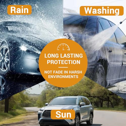 Car Scratch Remover, Professional Scratch Repair Wax & Swirl Remover for Vehicles, Ultimate Paint Restorer & Clear Coat Safe Polishing Compound Kit, Easy to Use for All Paint Colors, 2 Pcs