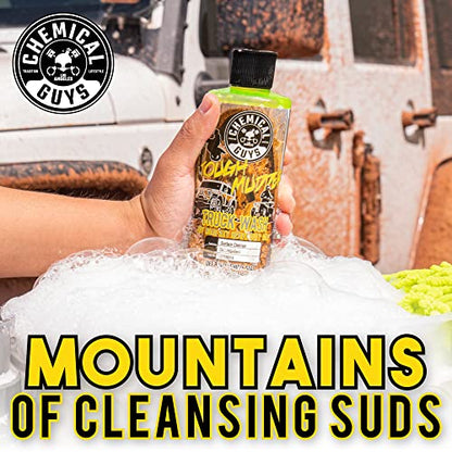Chemical Guys CWS20216 Tough Mudder Foaming Truck, Off Road, ATV and RV Heavy Duty Wash Soap, (Works with Foam Cannons, Foam Guns or Bucket Washes), 16 fl oz, Lemon Scent - size: 16 Fl Oz (Pack of 1)