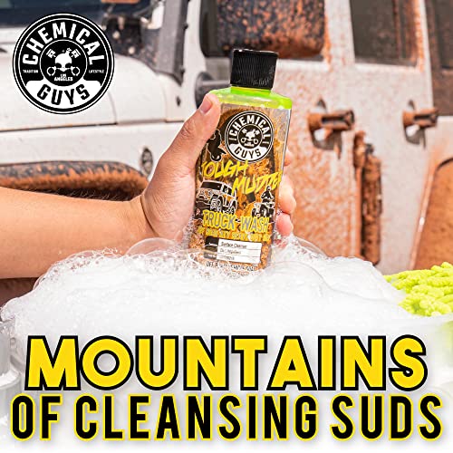 Chemical Guys Tough Mudder Foaming Heavy Duty Car Wash Soap - Soap for Foam Cannons, Foam Guns, or Buckets - Safe for Trucks, ATVs, RVs, and Off-Road Vehicles - 64 oz Lemon Scent - size: 64 Fl Oz (Pack of 1)