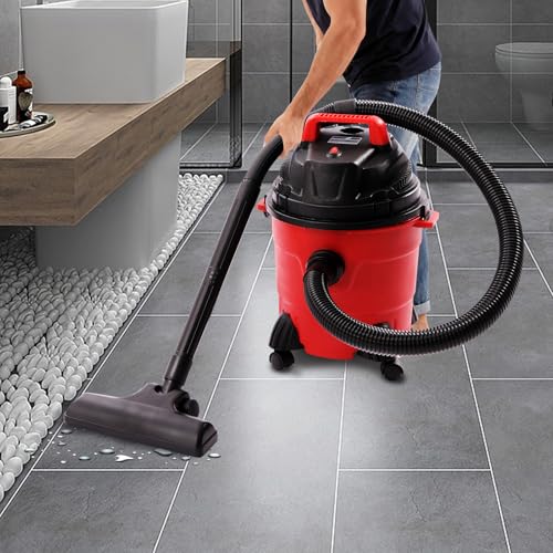 Wet Dry Vacuum Cleaner 6 Gallon, 4.0 HP Heavy Duty Shop Vac for Carpet Water Pickup, Home Garage Workshop Use with 110V US Plug, HX-2020 Commercial Wet/Dry Vac for Cleaning Professionals