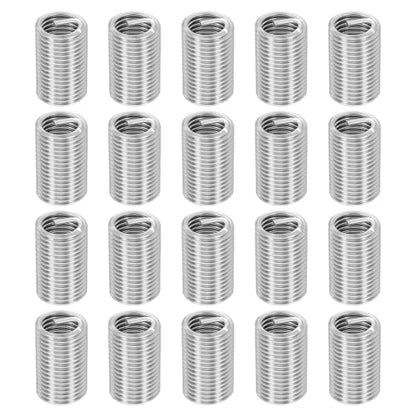 HARFINGTON 20pcs Wire Thread Repair Inserts M14 x 2 x 3D (42mm) Metric 304H Stainless Steel Helical Coiled Wire Screw Threaded Sleeve Sheath for Automotive Repairs - size: M14 x 2 x 3D