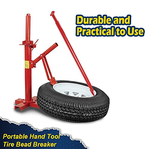 CHEDA Manual Portable Hand Tire Changer Bead Breaker Tool for Home Garage | fit for 8” to 16” Tires)