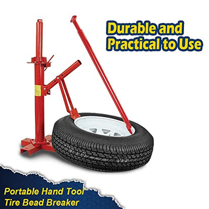 CHEDA Manual Portable Hand Tire Changer Bead Breaker Tool for Home Garage | fit for 8” to 16” Tires)