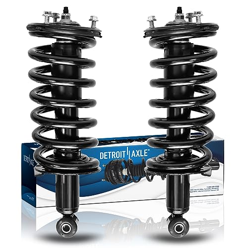 Detroit Axle - 4WD 2 Front Struts for Nissan TITAN Pathfinder Armada INFINITI QX56 Complete Struts w/Coil Springs Replacement Quick Install Ready Strut Shock - size: 171358 x2/PAIR