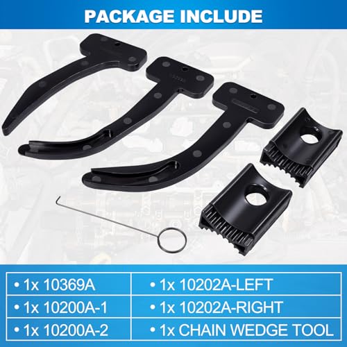 Toolwiz 3.6 Pentastar Timing Tool Kit for Chrysler Dodge Jeep 6 PCS Set | Camshaft Phaser Timing Chain Tools for 2011-2019 Jeep Grand Cherokee Wrangler 10200A+10202+10369A 6 PCS Camshaft Locking Set - size: Camshaft Locking Tool Set
