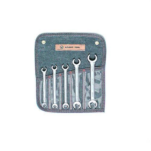 Wright Tool 744 Metric Flare Nut Wrench Set, 9mm - 14mm (5-Piece) | 5-Piece