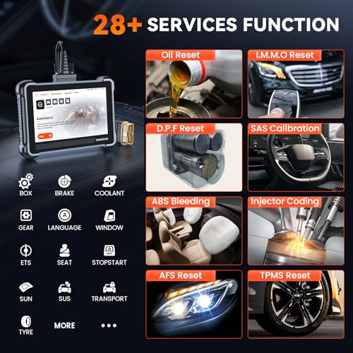 THINKCAR Bidirectional Scan Tool, Thinkscan 672 All System OBD2 Scanner Diagnostic Tool, 28 Reset,Scanner for Car with Active Test, FCA Autoauth,CANFD, Free Lifetime Updates,Automotive Diagnostic Tool