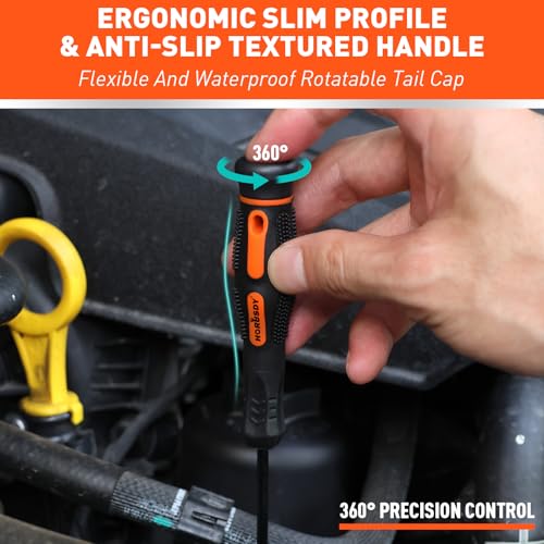 HORUSDY 8-Piece Professional Hook and Pick Set for Automotive Precision Work, Oil Seal Puller, O-Ring & Gasket Removal Tools with Ergonomic Handles for Mechanics, DIY Car Repair - size: 8-Piece