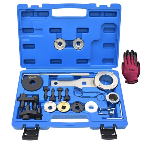 Camshaft Crankshaft Engine Timing Tool Fit for Audi VW, Upgrades Version | Compatible with Audi VW VAG 2006-2018 EA888 1.8 2.0 TSI TFSI T10355 T10060A T10352 T10368 T40011 T40196 T40267, with Gloves - size: 21PCS