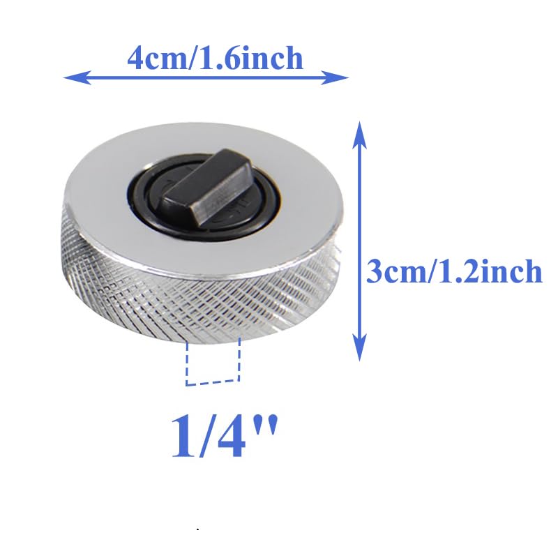 1/4" Drive Reversible Thumbwheel Ratchet Wrench, Palm Ratchet Wrench, Finger Ratchet - color: 1/4" Drive