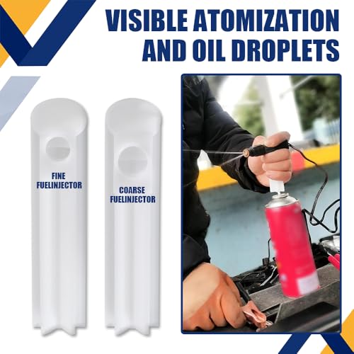 4PCS Fuel Injector Cleaner Kit, Fuel Injector Flush Cleaner Adapter Kit, Universal Automobile Fuel Injector DIY Cleaning Machine Kit for Car Fuel Injector Tester Fuel Pump Pressure Test