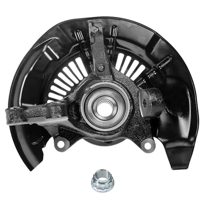 Detroit Axle - Front 4pc Steering Knuckles Kit for 10-15 Lexus RX350 RX450h, 08-17 Toyota Highlander, Steering Knuckles & Wheel Bearing Hubs Outer Tie Rods 2010 2011 2012 2013 2014 2015 Replacement - size: 4SU50508/Kit