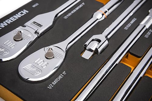 GEARWRENCH 16 Piece 1/2" 90T Ratchet & Drive Tool Set with EVA Foam Tray - 86522