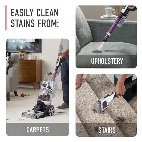 Hoover SmartWash Pet Automatic Carpet Cleaner Machine with Spot Chaser Wand | Deep Cleaning Carpet Shampooer Machine, Pair with a Hoover Carpet Cleaner Solution for a Bright, Refreshed Home - style: Smartwash Pet