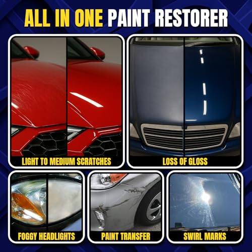 Scratch Remover – Car Scratch Repair & Swirl Remover for Vehicles – Deep Scratch Repair Compound & Polishing Solution – Car Paint Repair Kit for Clear Coat & Paint Restoration – 8 oz