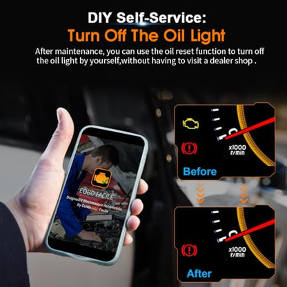 iCar2 BLE 4.0 OBD2 Bluetooth Adapter Auto Scanner Car Diagnostic Tools Engine System Diagnostic Tools for Android/iOS (Black/Orange) - color: iCar2 BLE4.0 Black & Orange