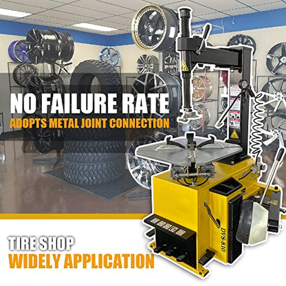 Tire Changer and Economic Wheel Balancer Combo, 1.5HP Motor with 0.25KW Pure Copper, 110V for 10-24" Rims, Cost-Effective Tire Service Set for Garage