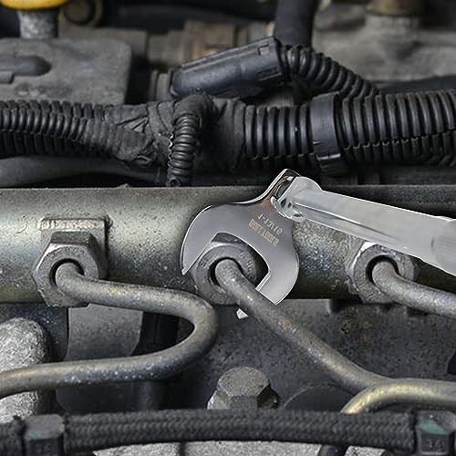 BULLTOOLS 1/2" Drive Jumbo Crowfoot Wrench Set,14-Piece SAE Crows Foot Wrench Set 1-1/16" to 2" Chrome Vanadium Steel Big Crowfoot Wrench - color: Sae 1-1/16" to 2"