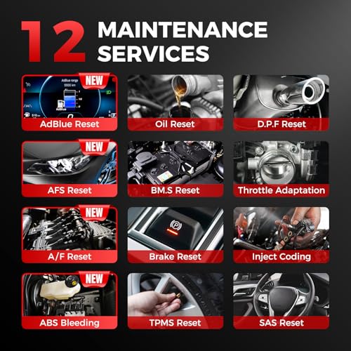 LAUNCH CRP129X V2.0 OBD2 Scanner, 2026 Elite Lifetime Free Update Scan Tool, 12 Reset, Injector Coding, ABS/SRS/TCM/Engine System Diagnostic Scanner, Auto Vin, Car Scanner Diagnostic for All Cars